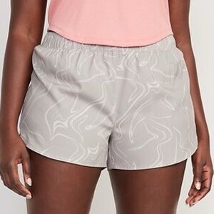 Old Navy Active Quick Dry Shorts Womens Size 4X Stretch Tech Grey Smoke 2022‎